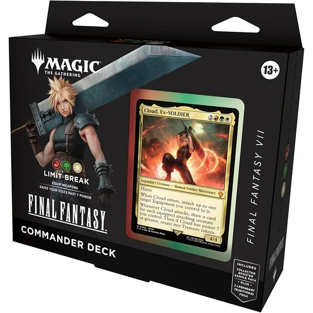 Commander Deck: Limit Break - Universes Beyond - Final Fantasy VII ESPAÑOL