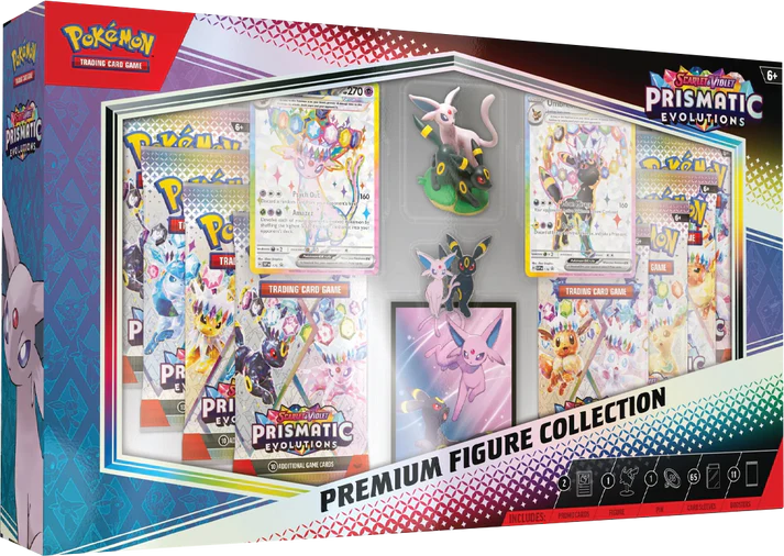 Premium Figure Collection Espeon y Umbreon Prismatic Evolutions (Ingles)