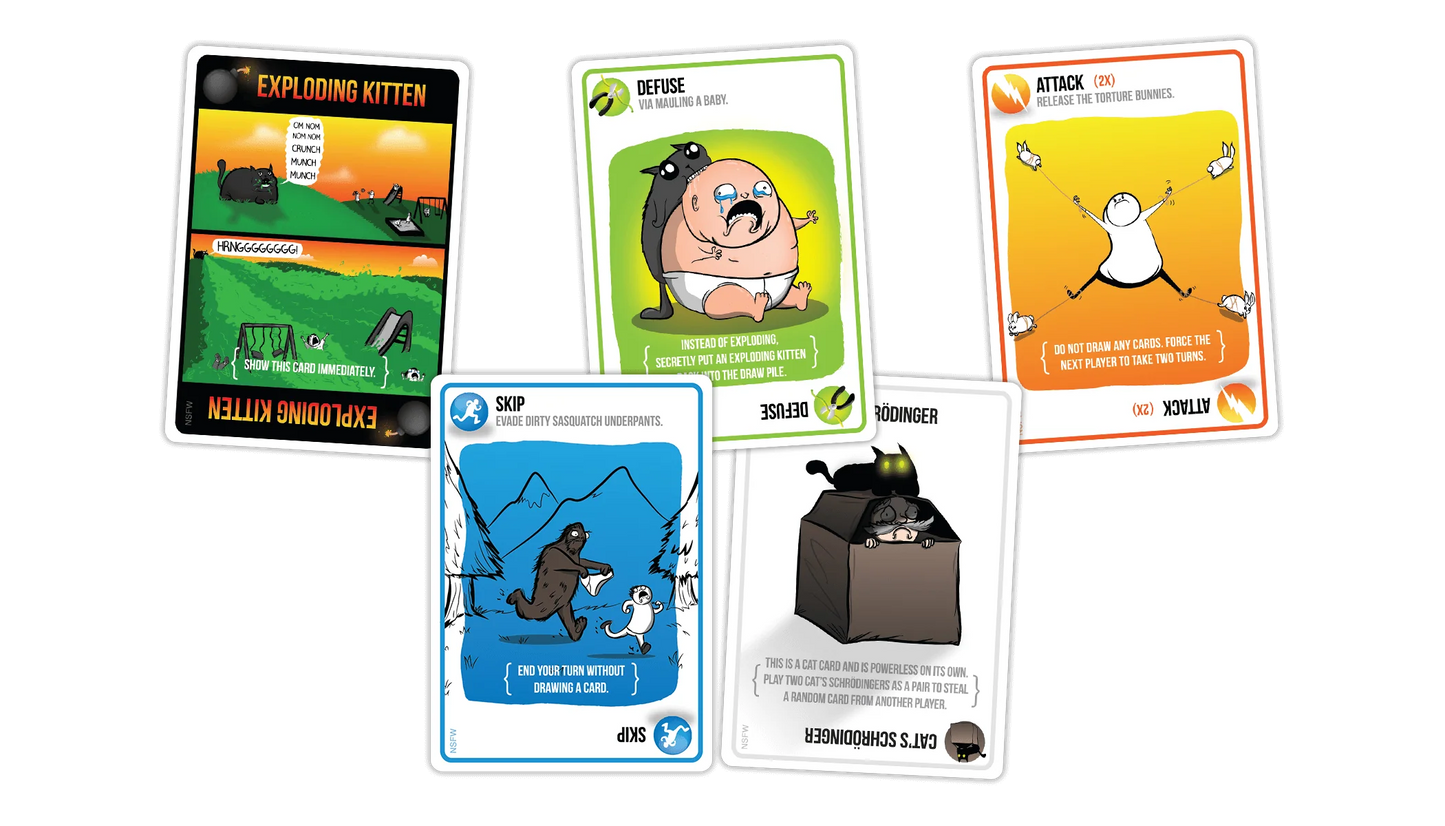 Exploding kittens Edición NSFW