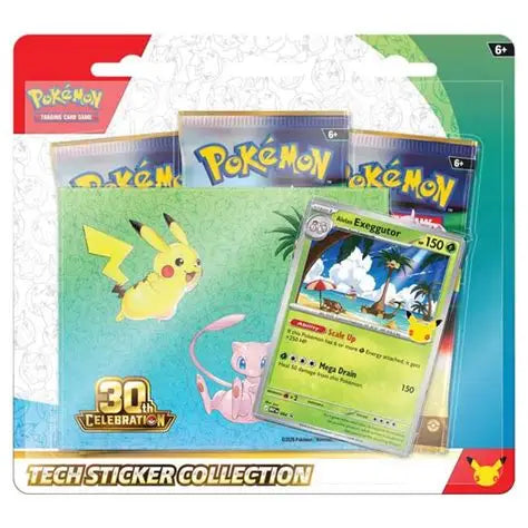 Pokemon TCG 30th Celebration- Tech Sticker Collection Alolan Exeggutor (Ingles)