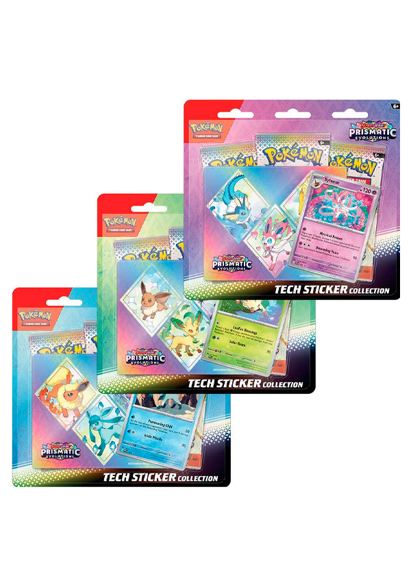 PREVENTA Tech Sticker Collection - Prismatic Evolutions - INGLÉS