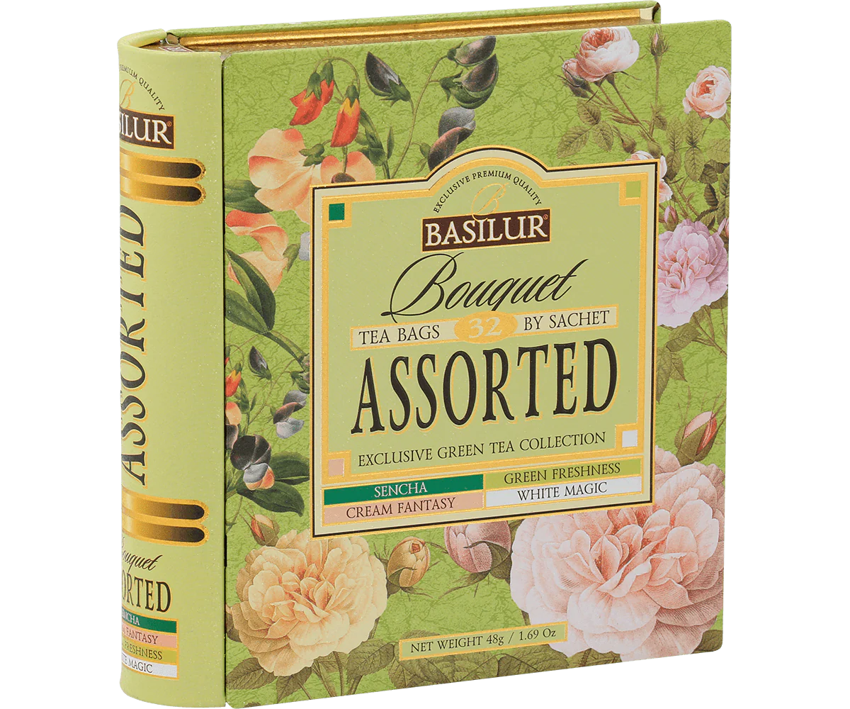 Bouquet Assorted - Tea Book - Basilur - 32 Bolsitas