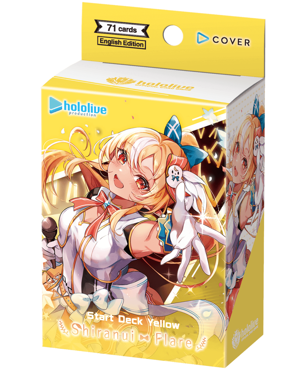 Start Deck Yellow- Shiranui Flare - Hololive OCG (ingles)