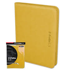 BCW Z-Folio 9-Pocket Album – Yellow