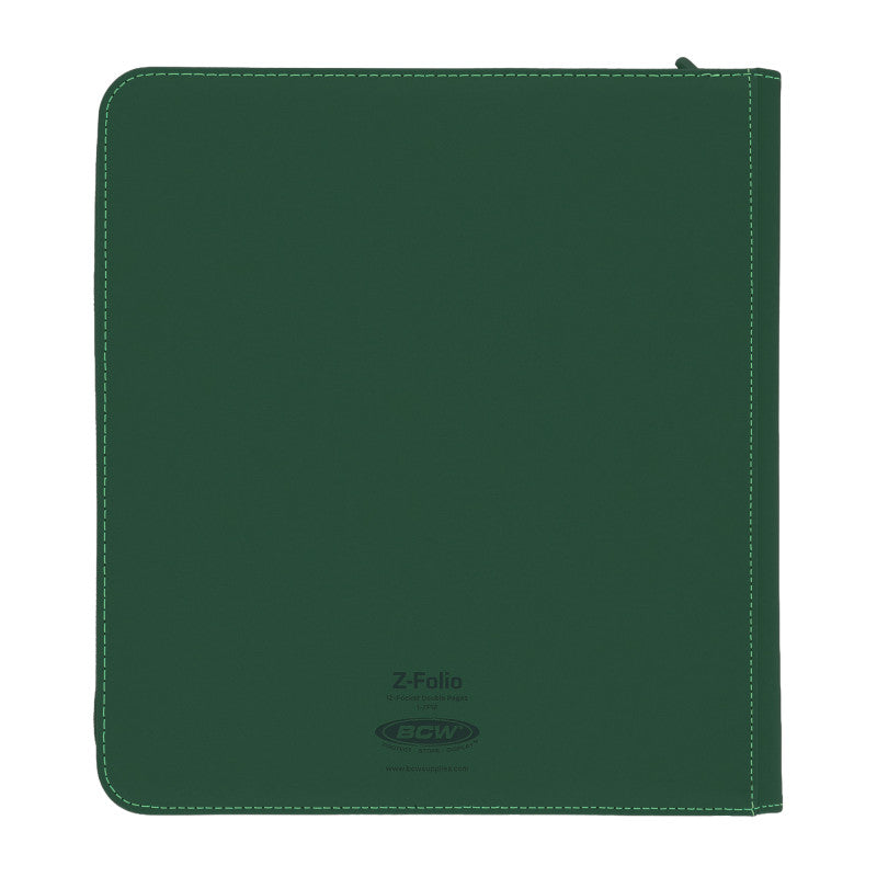 BCW Z-Folio 12-Pocket Album – Green