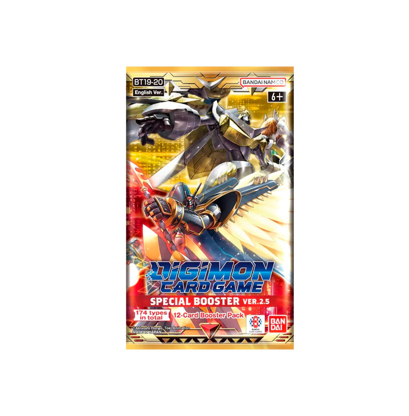 Caja de Sobre Digimon Booster box BT19-20: Special Booster Ver.2.5