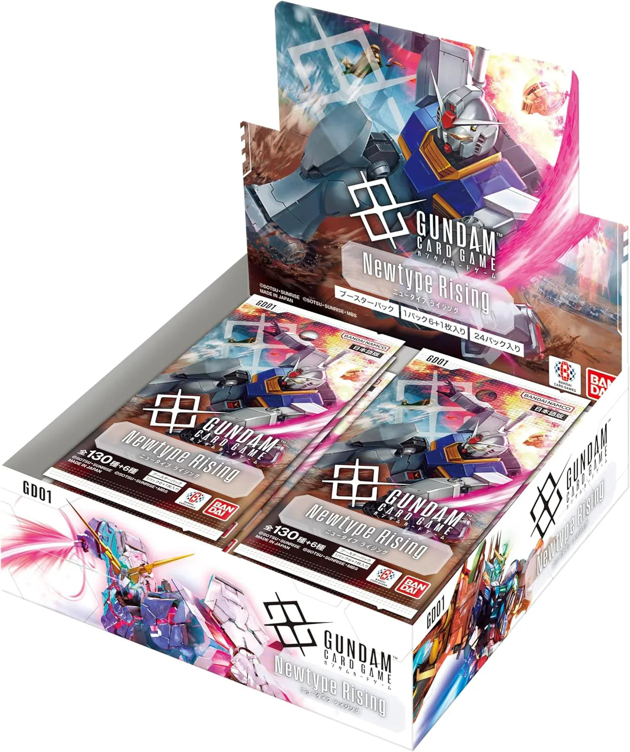 Preventa 2da Booster Box Gundam Set 1 (GD-01) Newtype Rising
