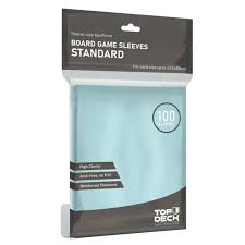 Fundas Board Game Sleeves Standar Clear 100 Top Deck