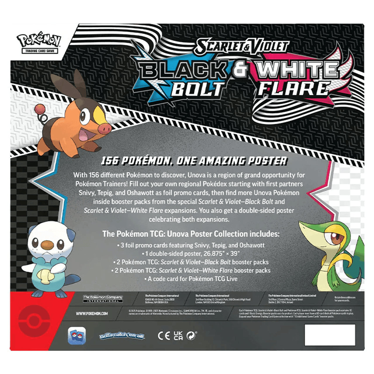Unova Poster Collection - Black Bolt / White Flare (INGLES)