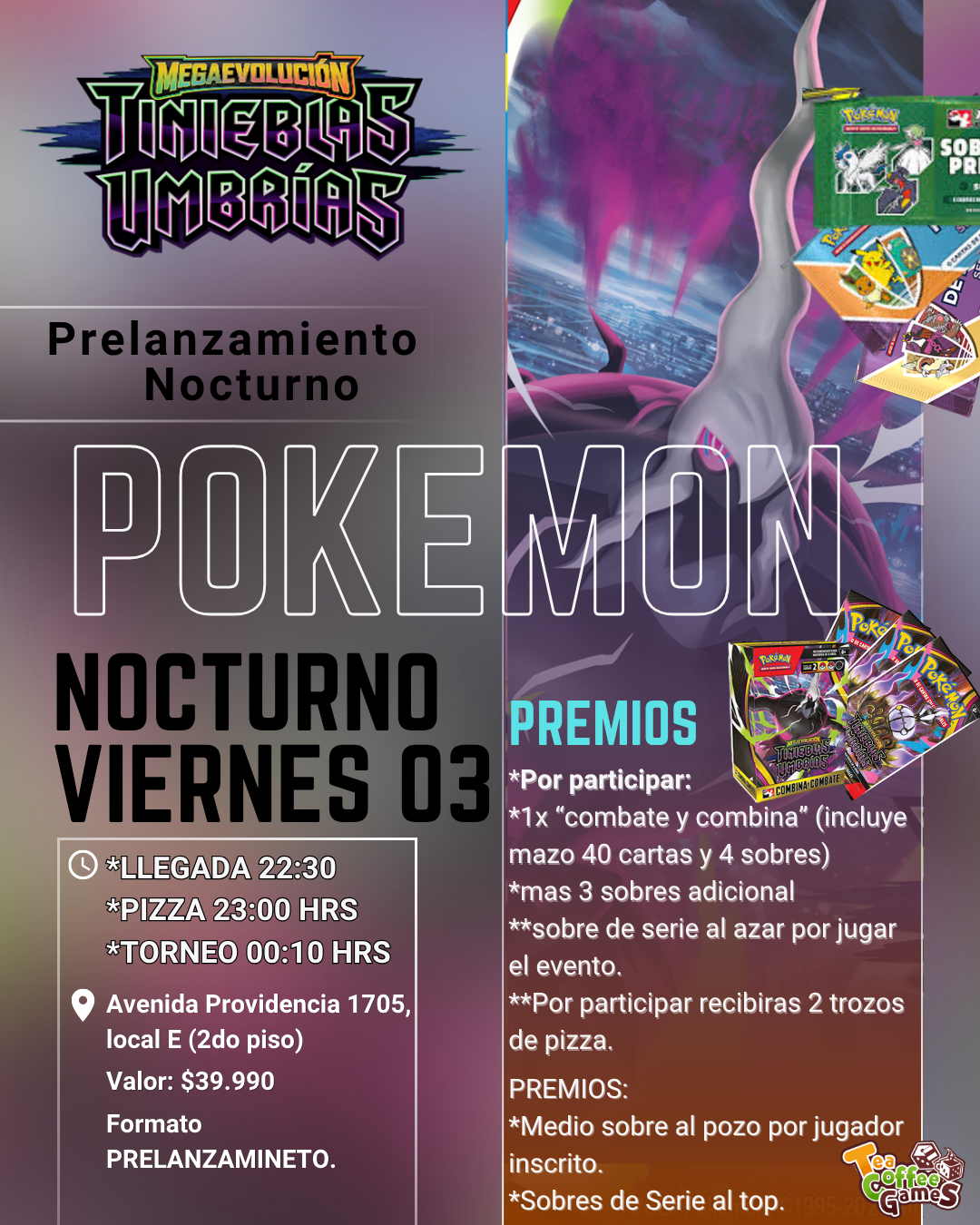 Prelanzamiento Tinieblas Umbrias Nocturno