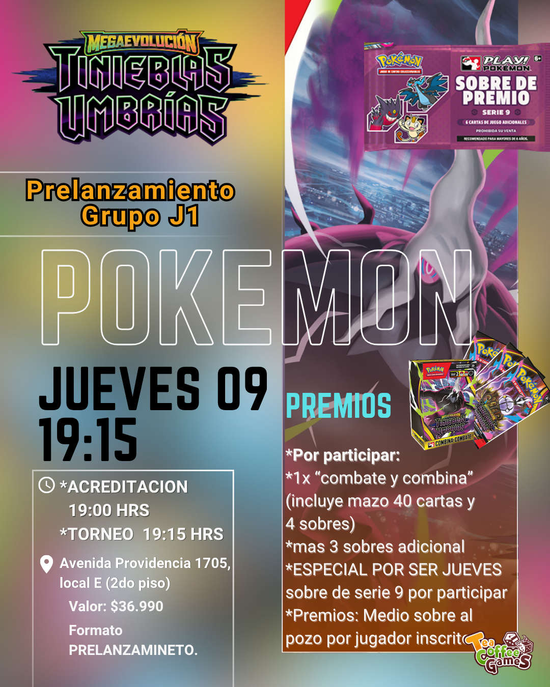 Prelanzamiento Tinieblas Umbrias ESPECIAL Jueves 09 de julio