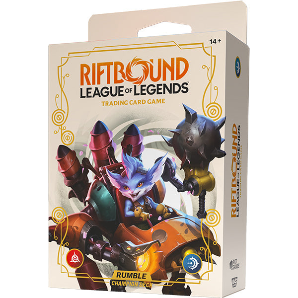 PREVENTA Mazo RUMBLE - Riftbound TCG: Set 2 – Spiritforged – Champion Deck