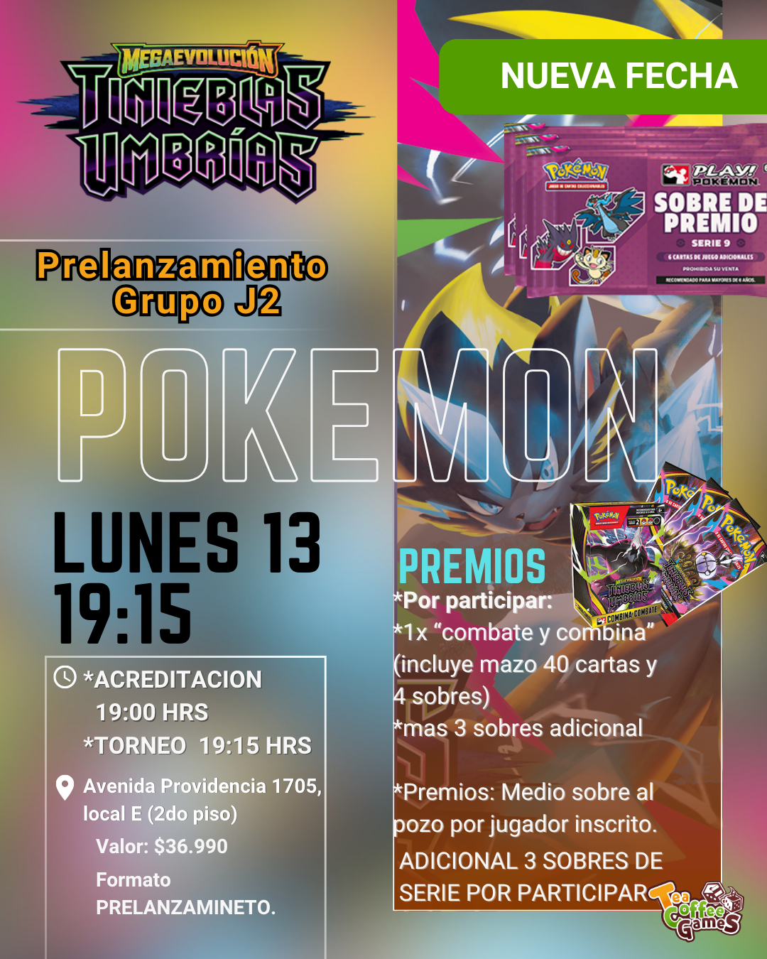 Prelanzamiento Tinieblas Umbrias ESPECIAL lunes 13 de julio
