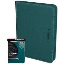 BCW Z-Folio 9-Pocket Album – Teal