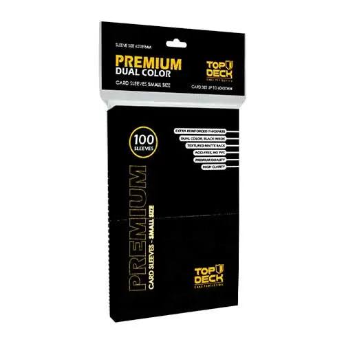 Fundas Negro dual color tamaño Standard Premium 100 Top Deck