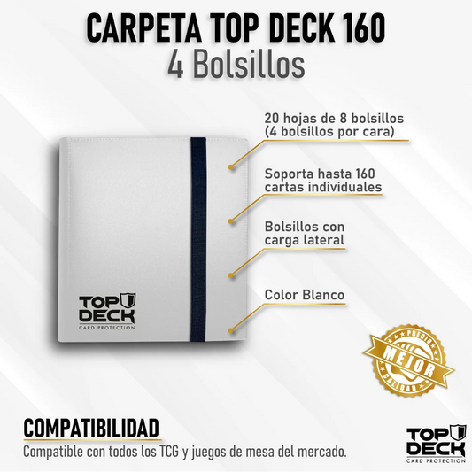 Carpeta Esencial | TOPDECK 160 – Color Blanco