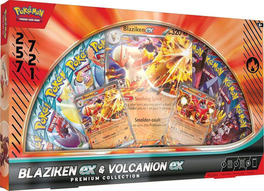 Pokémon TCG: Blaziken ex and Volcanion ex Premium Collection