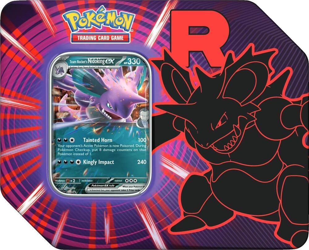 Pokemon Team Rocket Tin INGLES