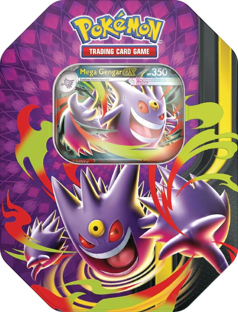 Pokémon TCG: Mega Moonlit Tin [Mega Gengar ex]