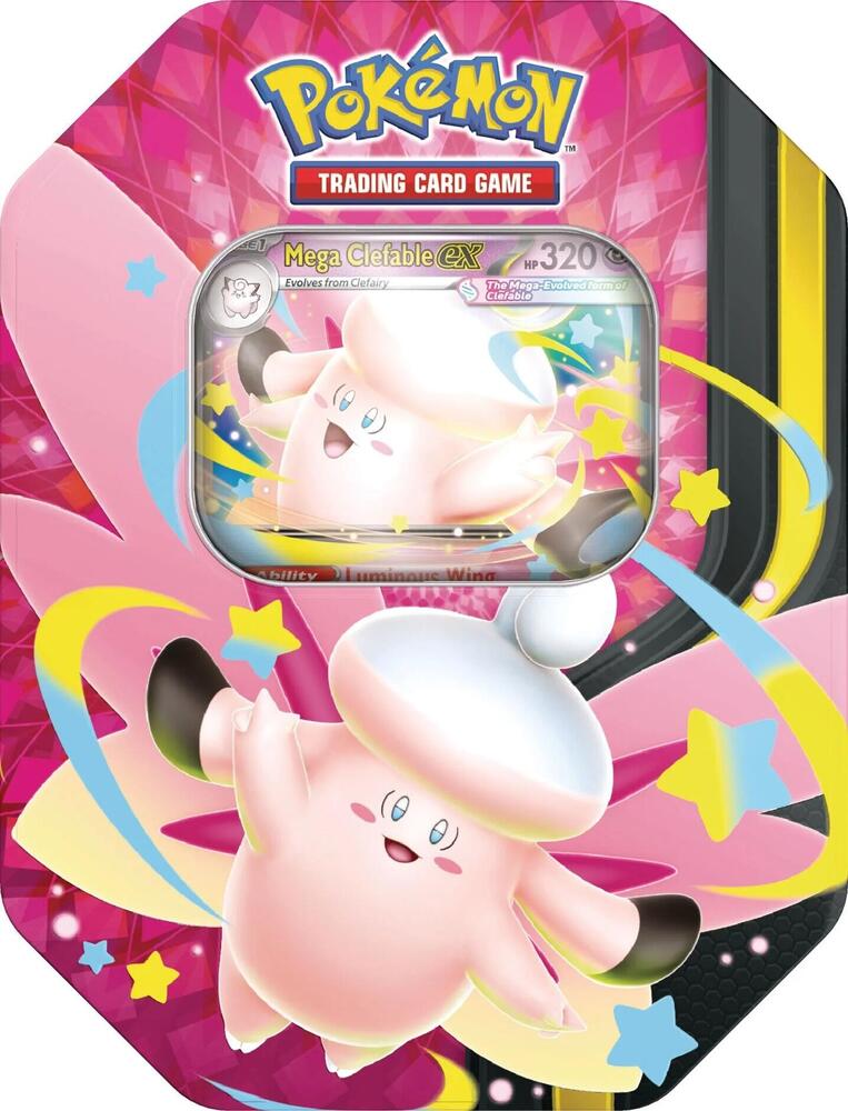 Pokémon TCG: Mega Moonlit Tin [Mega Clefable ex]