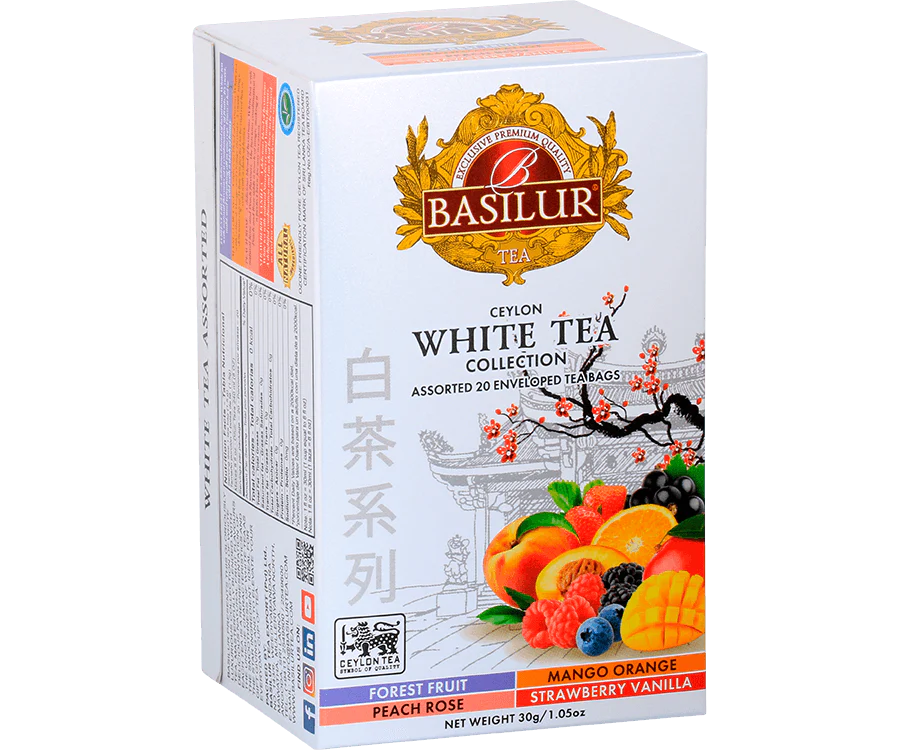 White Tea Assorted - Basilur - 20 Bolsitas
