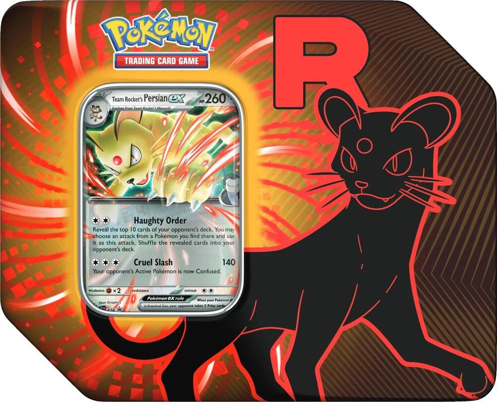 Pokemon Team Rocket Tin INGLES