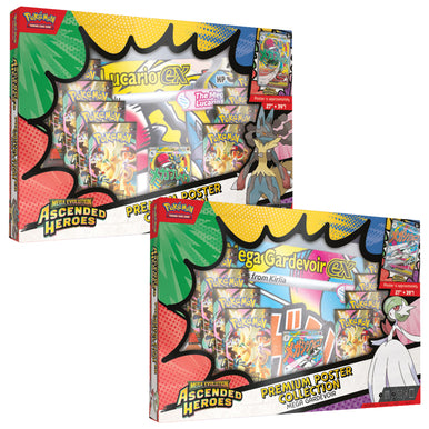 PREVENTA Premium Poster Collection Ascended Heroes (ingles) MegaLucario o MegaGardevoir