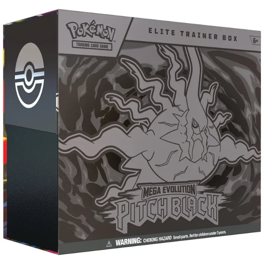 PREVENTA Pokémon TCG: Mega Evolution – Pitch Black Elite Trainer Box (Inglés)