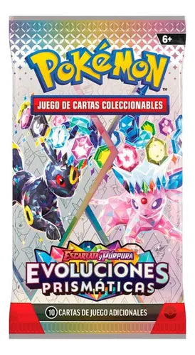 Booster Pack Prismatic Evolutions (sobre en Español) evoluciones prismaticas