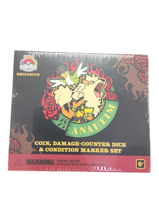 Set moneda y accesorios Arcanine Pokemon World Championships Anaheim 2025