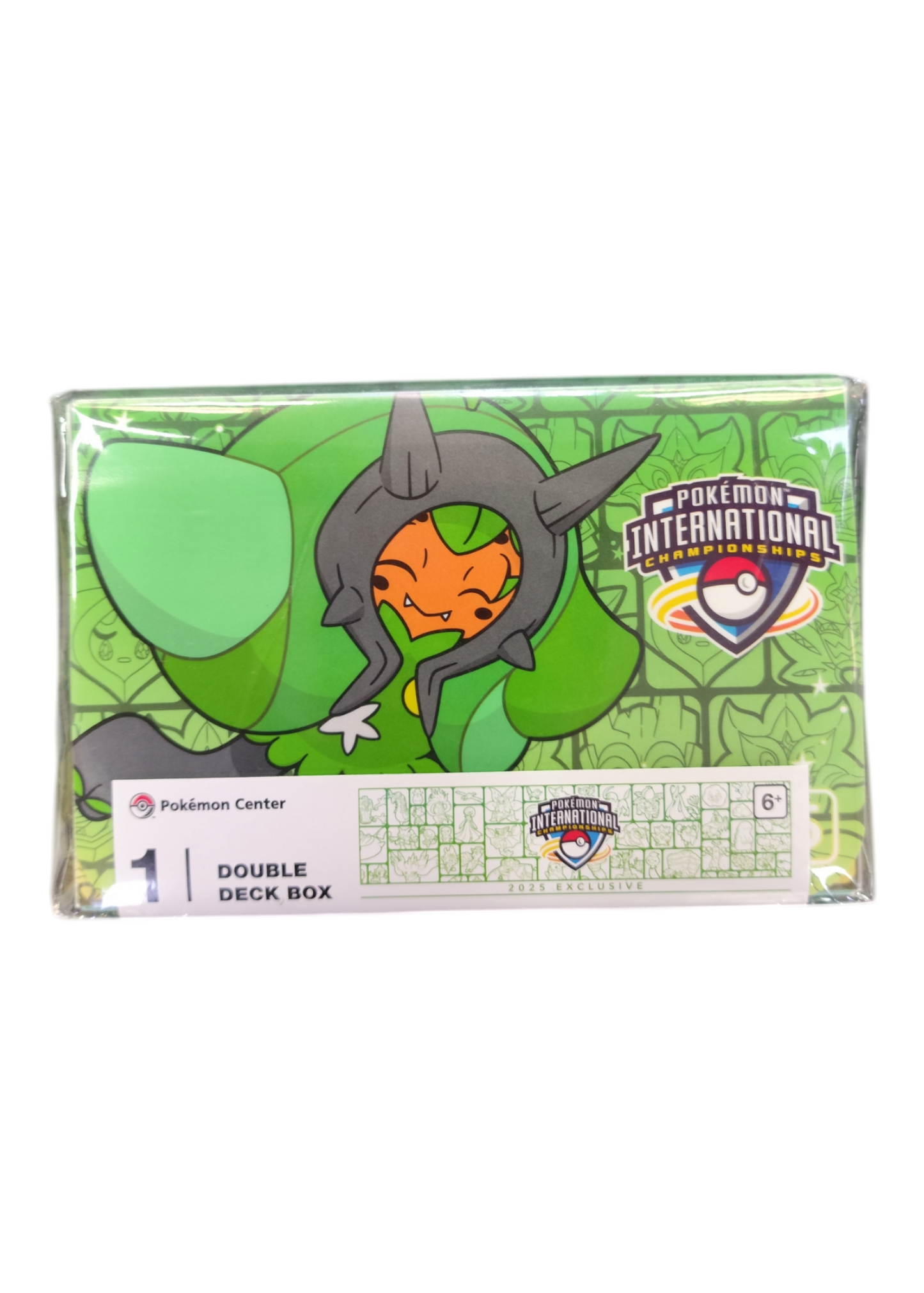 Pokemon Center Double Deck Box Ogerpon Mascara Turquesa