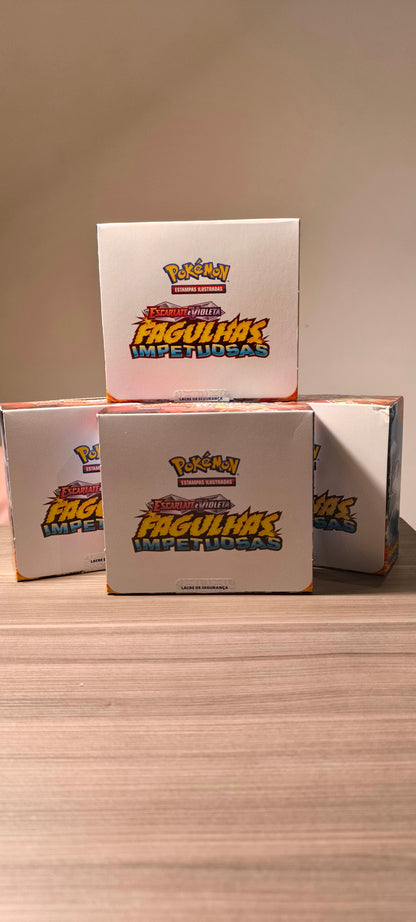 PREVENTA Caja de sobres Chispas Fulgurantes Pokémon (caja de 36 sobres en portuges) Fagulhas Impetuosas