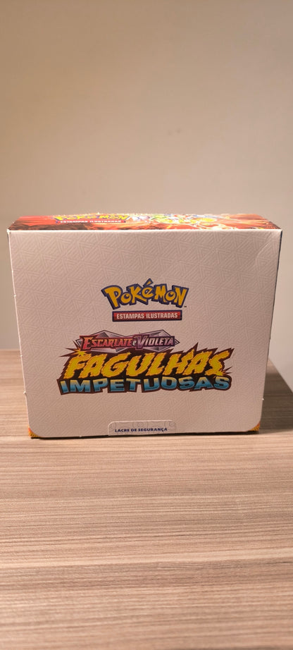 PREVENTA Caja de sobres Chispas Fulgurantes Pokémon (caja de 36 sobres en portuges) Fagulhas Impetuosas