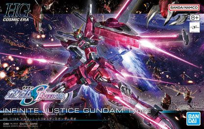 Model kit HGCE Infinite Justice Gundam Type II 1/144 Bandai Hobby