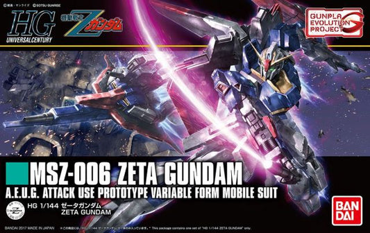 Model kit HGUC MSZ-006 Zeta Gundam 1/144 Bandai Hobby