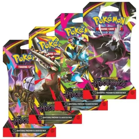 PREVENTA Pokémon TCG: Mega Evolution – Pitch Black Sleeved Booster Pack (Inglés)