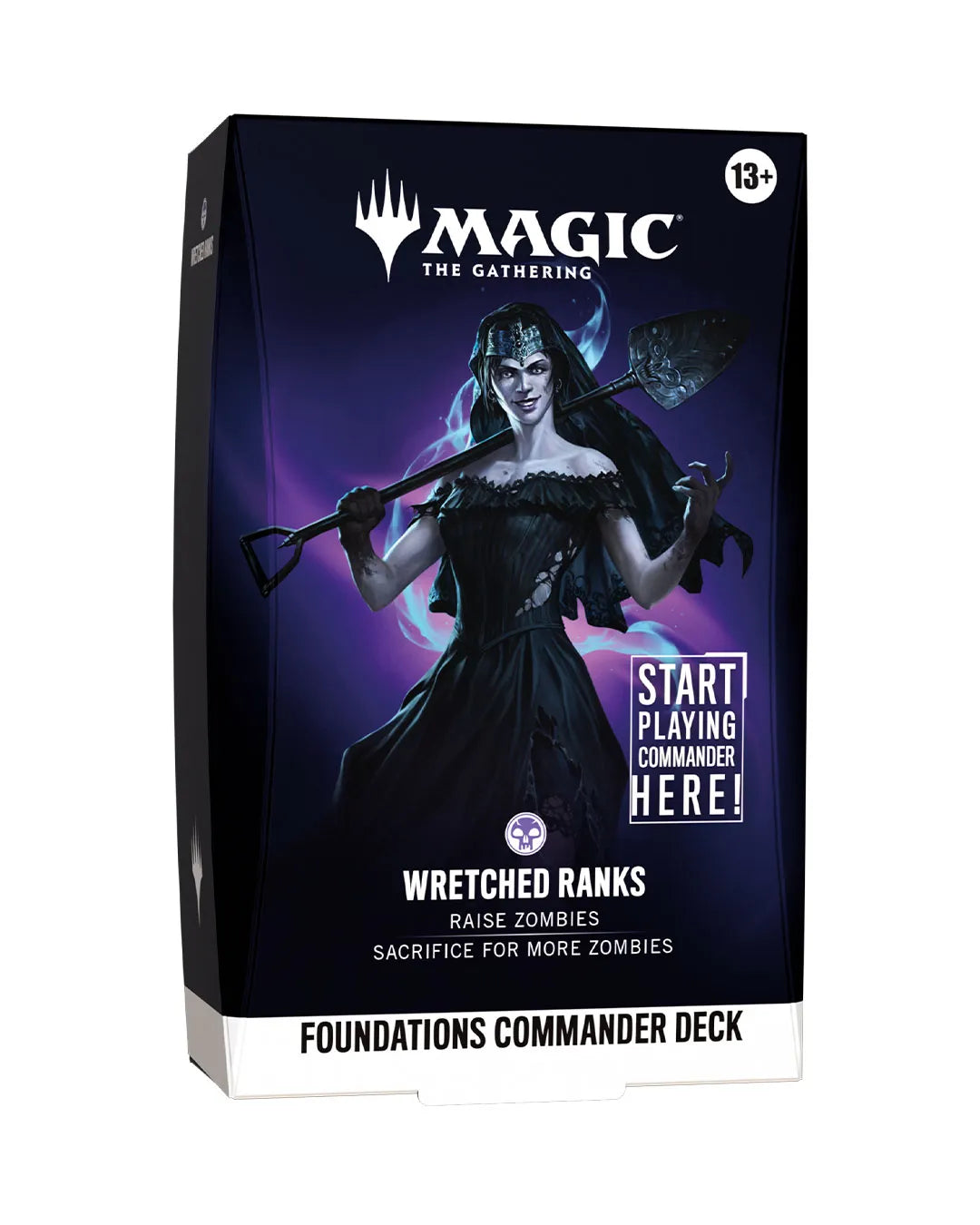 MTG: FOUNDATIONS COMMANDER DECK – WRETCHED RANKS – INGLÉS