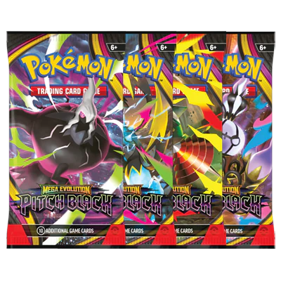 PREVENTA Pokémon TCG: Mega Evolution – Pitch Black Booster Pack (Inglés)