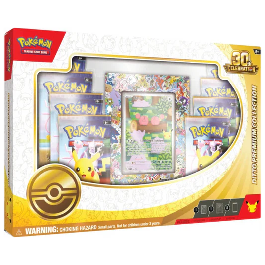 PREVENTA: Pokemon TCG 30th celebration- Ditto Premium Collection Español
