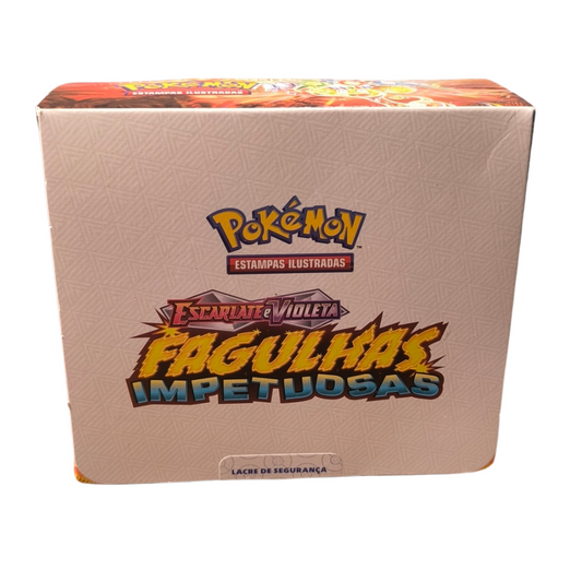 Caja de sobres Chispas Fulgurantes Pokémon (caja de 36 sobres en portuges) Fagulhas Impetuosas