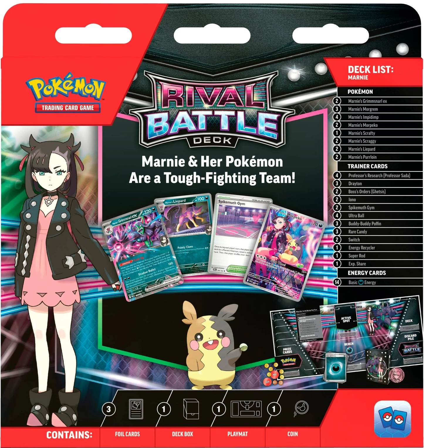 PREVENTA Rival Battle Deck Marnie (INGLES)