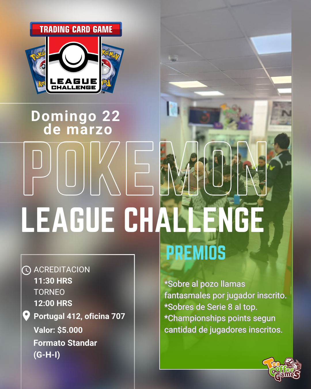 Inscripción League Challenge Domingo 22 de Marzo