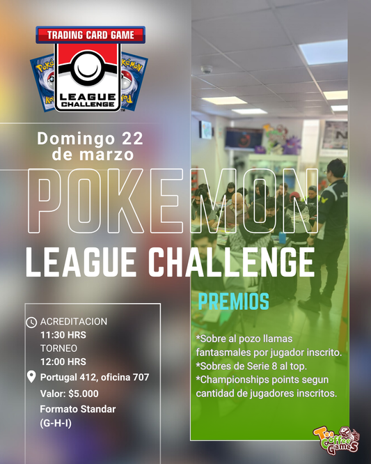 Inscripción League Challenge Domingo 22 de Marzo