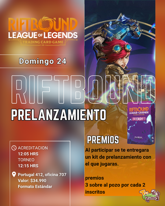 Cupo prelanzamiento Riftbound Unleashed