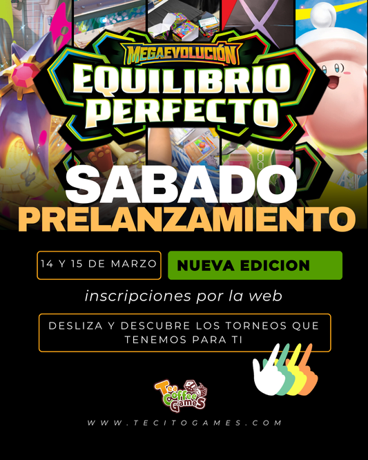 Prelanzamiento Equilibrio Perfecto Sabado 14 de marzo (elige entre los tres horarios)