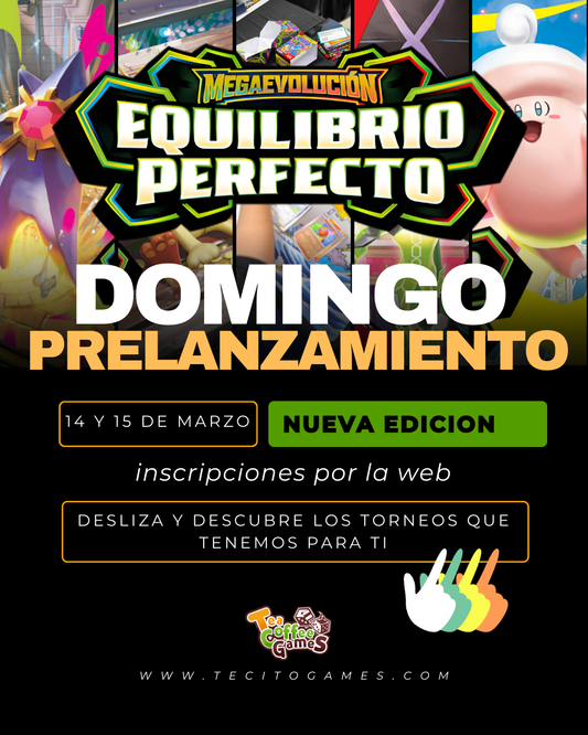 Prelanzamiento Equilibrio Perfecto Domingo 15 de Marzo (elige entre los dos horarios)