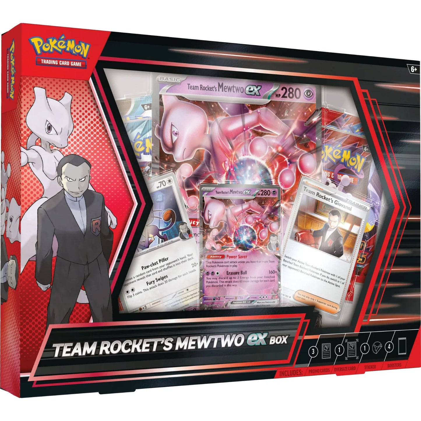 Team Rocket's Mewtwo Ex Box (Ingles)