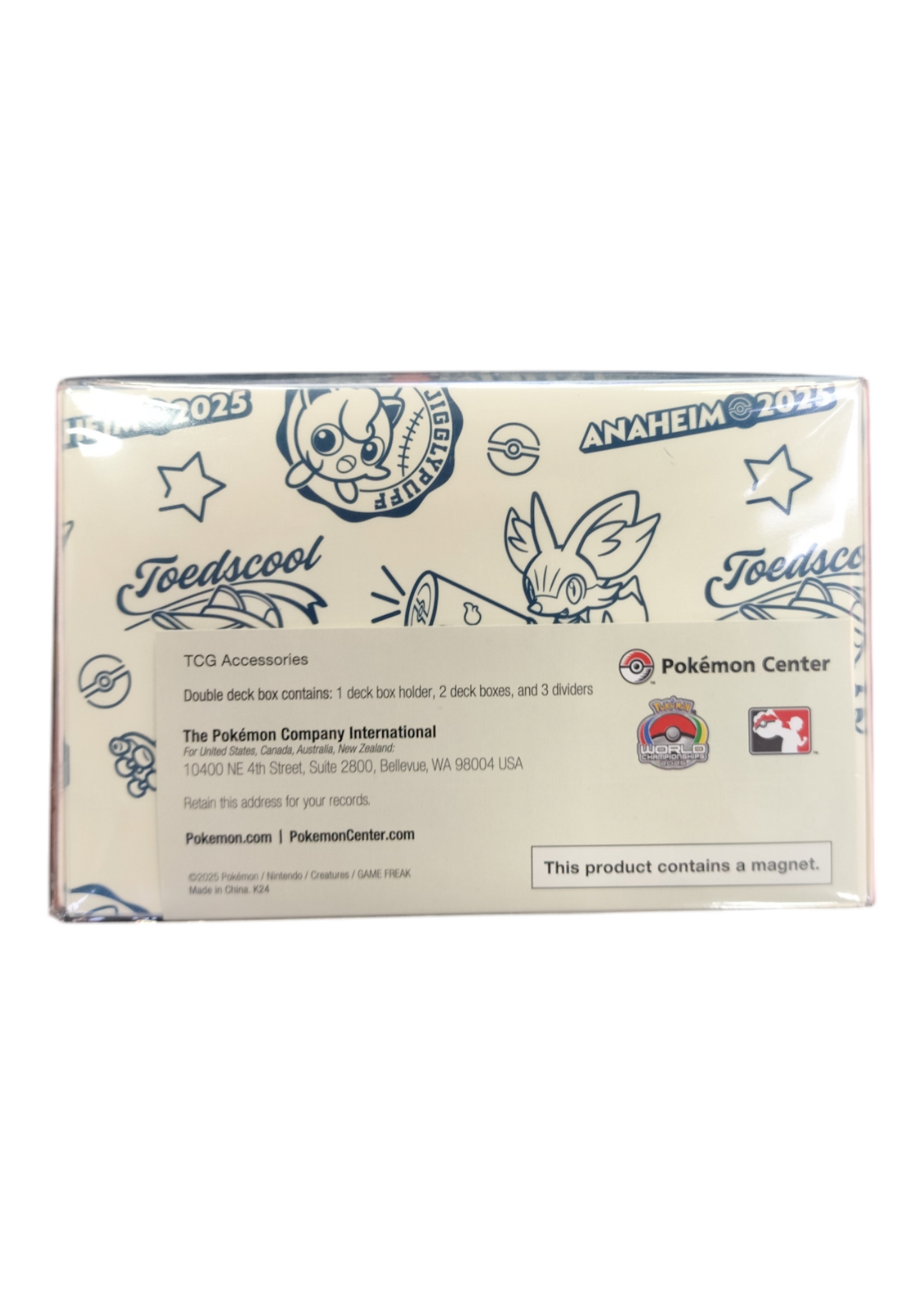 Pokemon Center Double Deck Box Pikachu Anaheim 2025