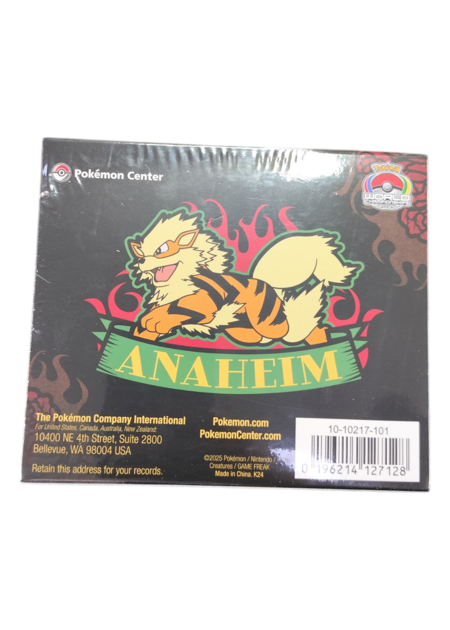 Set moneda y accesorios Arcanine Pokemon World Championships Anaheim 2025