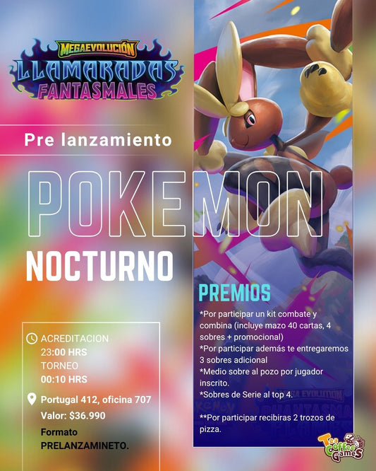 Prelanzamiento LLAMARADAS FANTASMALES Nocturno